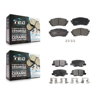 Front Rear Ceramic Brake Pads Kit For Mazda 6 KTC-100288