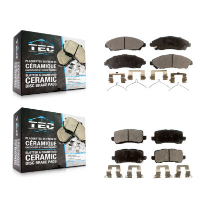 Front Rear Ceramic Brake Pads Kit For 2017-2020 Acura MDX KTC-100290