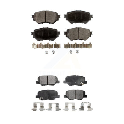 Front Rear Ceramic Brake Pads Kit For Mazda 3 Sport KTC-100297