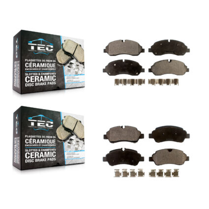 Front Rear Ceramic Brake Pads Kit For Ford Transit-250 Transit-150 Transit-350 HD KTC-100298