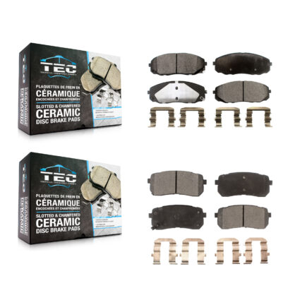 Front Rear Ceramic Brake Pads Kit For 2015-2021 Kia Sedona KTC-100304