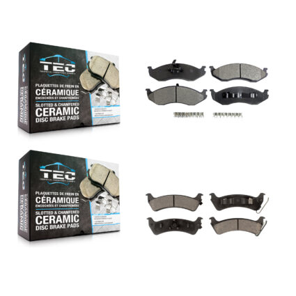 Front Rear Ceramic Brake Pads Kit For Jeep Grand Cherokee KTC-100331