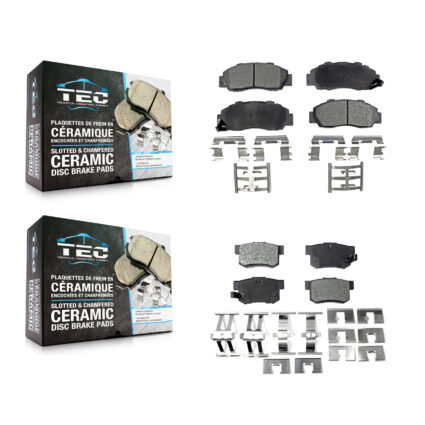 Front Rear Ceramic Brake Pads Kit For Honda Accord Acura Prelude Integra Odyssey CL TL RL KTC-100335