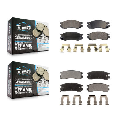 Front Rear Ceramic Brake Pads Kit For Saturn SC1 SL1 SC2 SL2 SW1 SW2 SL SC KTC-100336