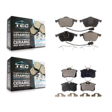 Front Rear Ceramic Brake Pads Kit For 1998-1999 Audi A6 KTC-100341