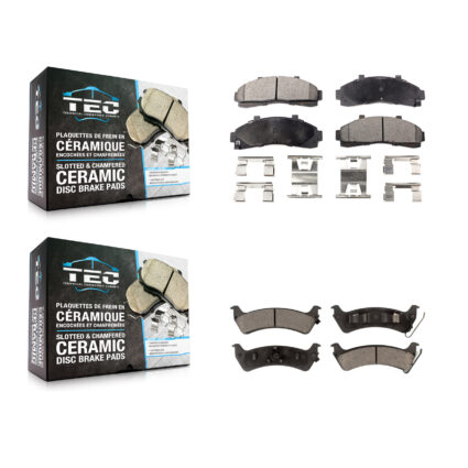 Front Rear Ceramic Brake Pads Kit For 2001 Ford Explorer From 01 02 KTC-100351
