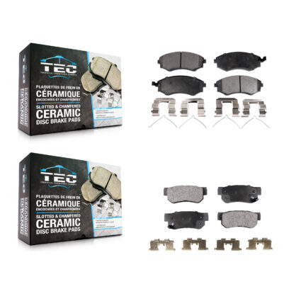 Front Rear Ceramic Brake Pads Kit For Hyundai Sonata Kia Optima Magentis KTC-100367