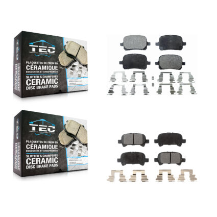 Front Rear Ceramic Brake Pads Kit For Toyota Camry Solara Avalon KTC-100372