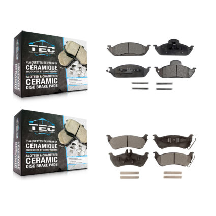 Front Rear Ceramic Brake Pads Kit For Mercedes-Benz ML320 ML350 ML430 KTC-100383