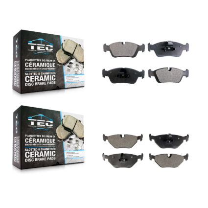 Front Rear Ceramic Brake Pads Kit For BMW Z4 325i 325Ci 320i 325xi 328i 323i 318i 323Ci KTC-100386