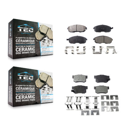 Front Rear Ceramic Brake Pads Kit For Suzuki SX4 Crossover KTC-100403