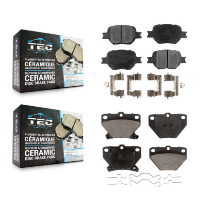 Front Rear Ceramic Brake Pads Kit For Toyota Celica KTC-100408
