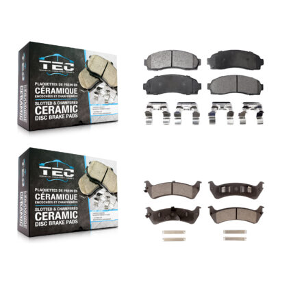 Front Rear Ceramic Brake Pads Kit For 2001 Ford Explorer Sport KTC-100415