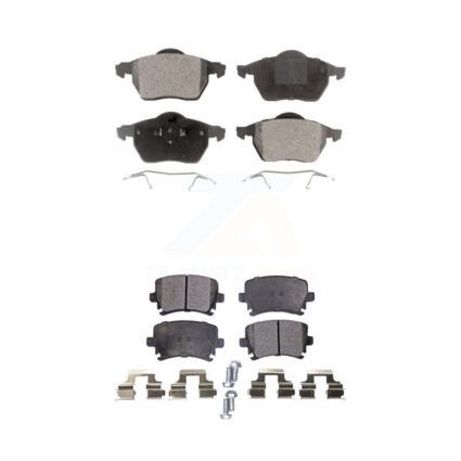Front Rear Ceramic Brake Pads Kit For Audi A4 Quattro 3.2L/2.0L KTC-100419