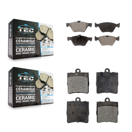 Front Rear Ceramic Brake Pads Kit For Chrysler Crossfire Mercedes-Benz SLK320 KTC-100430