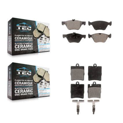 Front Rear Ceramic Brake Pads Kit For Mercedes-Benz E320 CLK320 CLK430 E430 KTC-100431