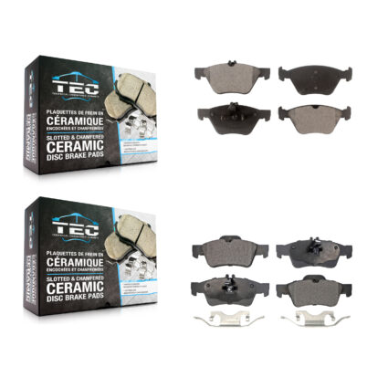 Front Rear Ceramic Brake Pads Kit For Mercedes-Benz E350 E320 E300 KTC-100432