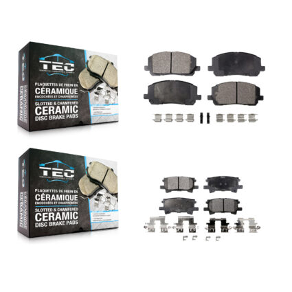 Front Rear Ceramic Brake Pads Kit For Toyota Highlander KTC-100451