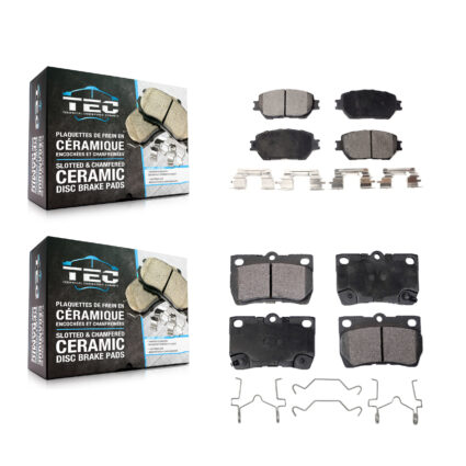 Front Rear Ceramic Brake Pads Kit For Lexus IS250 GS300 KTC-100460