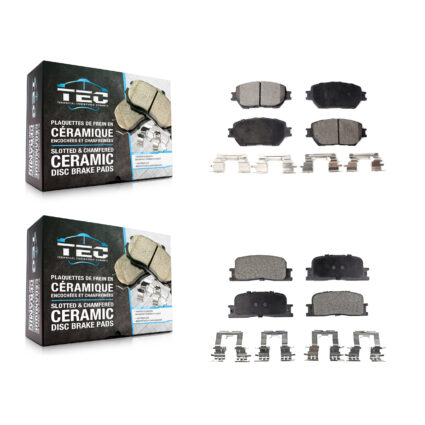 Front Rear Ceramic Brake Pads Kit For Toyota Camry Vehicles Manufactured In Japan KTC-100463