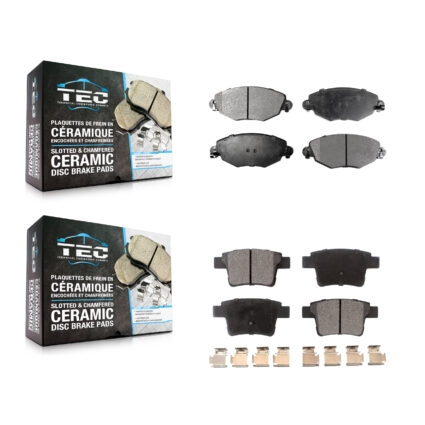 Front Rear Ceramic Brake Pads Kit For 2006-2008 Jaguar X-Type KTC-100464