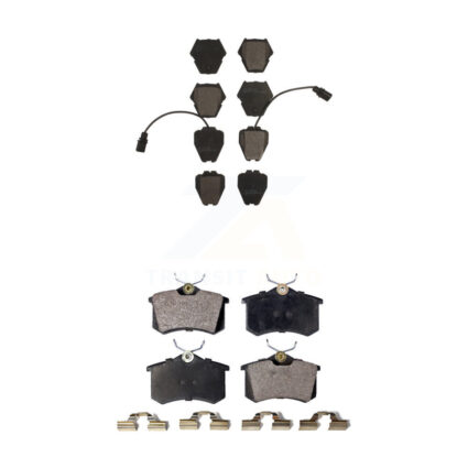 Front Rear Ceramic Brake Pads Kit For Volkswagen Passat Audi Allroad Quattro A6 S4 A8 S6 KTC-100467