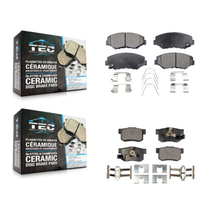 Front Rear Ceramic Brake Pads Kit For Honda CR-V KTC-100468