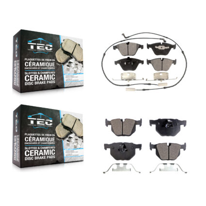 Front Rear Ceramic Brake Pads Kit For BMW 530i 530xi 528i xDrive 525i 535i 535xi 528xi KTC-100474
