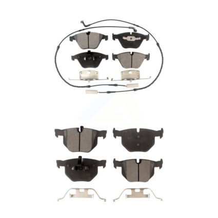 Front Rear Ceramic Brake Pads Kit For BMW 335i xDrive X1 335xi 335is 335d KTC-100475