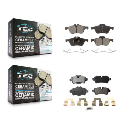 Front Rear Ceramic Brake Pads Kit For Mini Cooper With 276mm Diameter Rotor KTC-100490