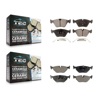 Front Rear Ceramic Brake Pads Kit For 2006-2008 BMW Z4 Roadster 3.0si Coupe KTC-100494