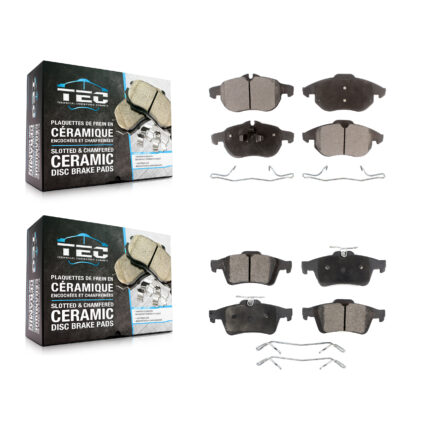 Front Rear Ceramic Brake Pads Kit For Saab 9-3 KTC-100506
