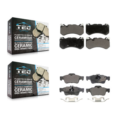Front Rear Ceramic Brake Pads Kit For 2010-2011 Mercedes-Benz SL65 AMG KTC-100513