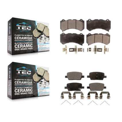 Front Rear Ceramic Brake Pads Kit For Chevrolet Camaro KTC-100517