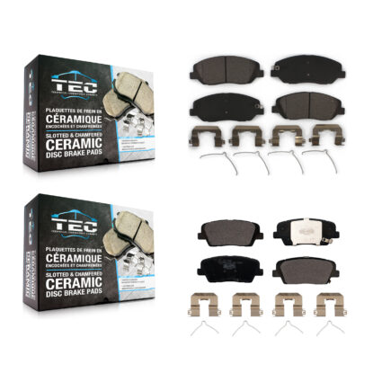 Front Rear Ceramic Brake Pads Kit For Hyundai Santa Fe XL KTC-100544