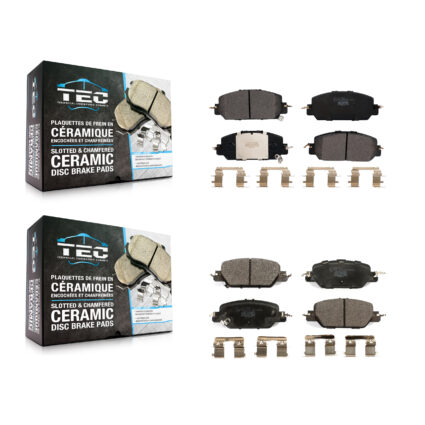 Front Rear Ceramic Brake Pads Kit For Honda CR-V KTC-100545