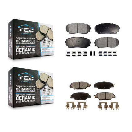 Front Rear Ceramic Brake Pads Kit For 2019-2023 Mazda CX-5 Turbocharged KTC-100563