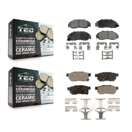 Front Rear Ceramic Brake Pads Kit For 1992-1993 Acura Integra GS-R KTC-100570