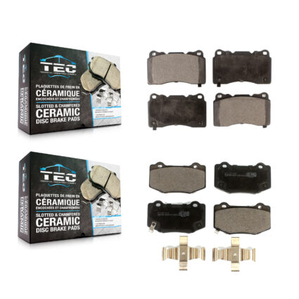 Front Rear Ceramic Brake Pads Kit For Chevrolet Corvette Stingray KTC-100573