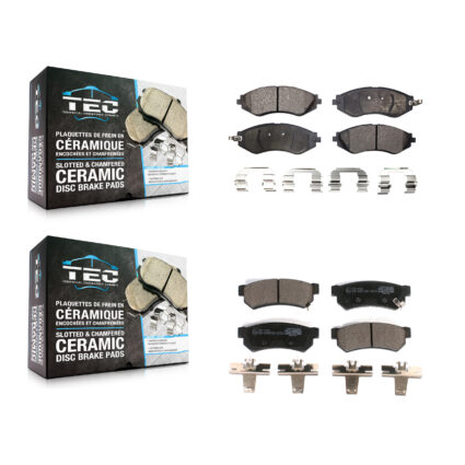 Front Rear Ceramic Brake Pads Kit For Chevrolet Spark EV KTC-100574