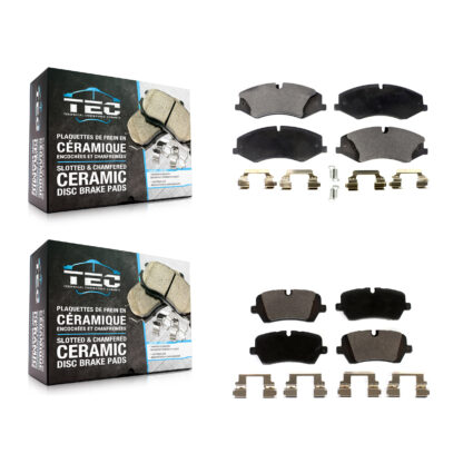 Front Rear Ceramic Brake Pads Kit For Land Rover Range Sport Discovery KTC-100577