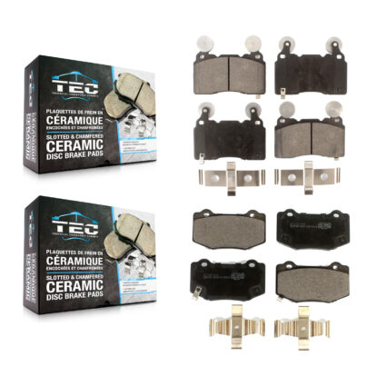 Front Rear Ceramic Brake Pads Kit For Chevrolet Corvette Camaro KTC-100580