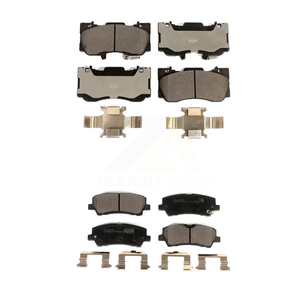 Front Rear Ceramic Brake Pads Kit For Ford Mustang KTC-100591