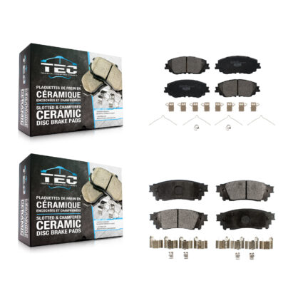 Front Rear Ceramic Brake Pads Kit For Toyota RAV4 Camry C-HR Corolla Cross Lexus Venza KTC-100600