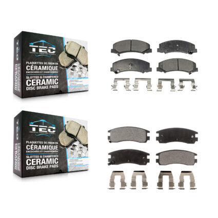 Front Rear Ceramic Brake Pads Kit For Chevrolet Impala Buick LaCrosse Allure Monte Carlo KTC-100605