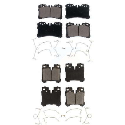 Front Rear Ceramic Brake Pads Kit For Lexus LS460 LS500 LS600h Toyota Mirai LS500h KTC-100609