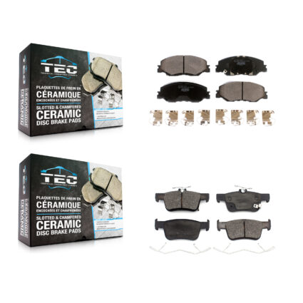 Front Rear Ceramic Brake Pads Kit For 2019-2022 Honda Insight KTC-100612