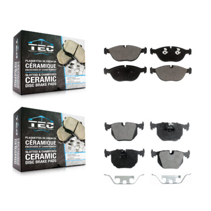 Front Rear Ceramic Brake Pads Kit For BMW Z8 750iL KTC-100615