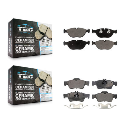 Front Rear Ceramic Brake Pads Kit For Mercedes-Benz E350 S430 E500 S500 AWD KTC-100616