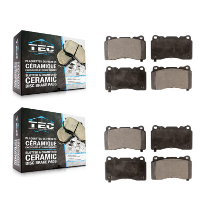 Front Rear Ceramic Brake Pads Kit For 2005-2006 Ford GT KTC-100623